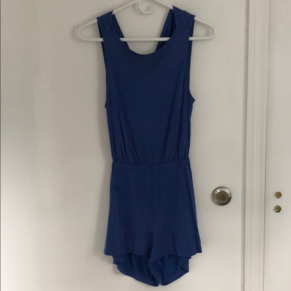 Urban Outfitters blue romper - Picture 1 of 4